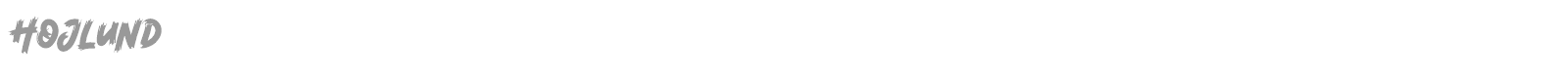 Hojlund font preview